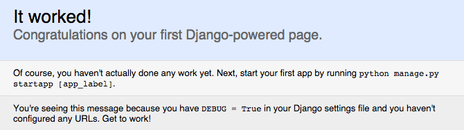 Django Plesk setup success