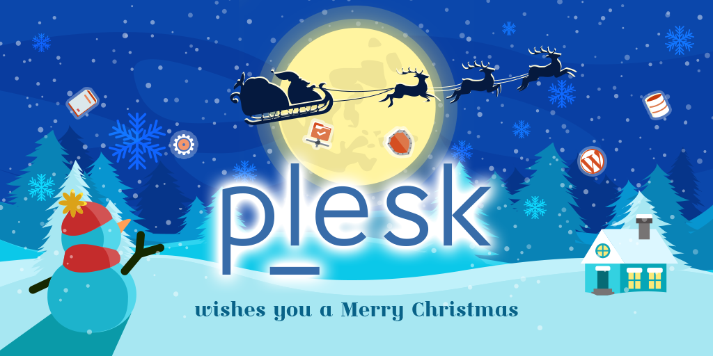 Plesk Xmas Card