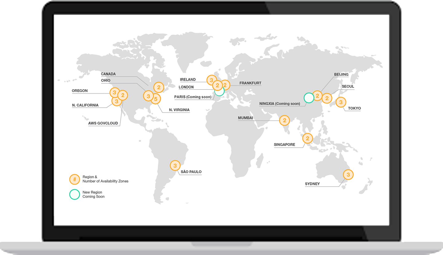 Aws Regions World Map