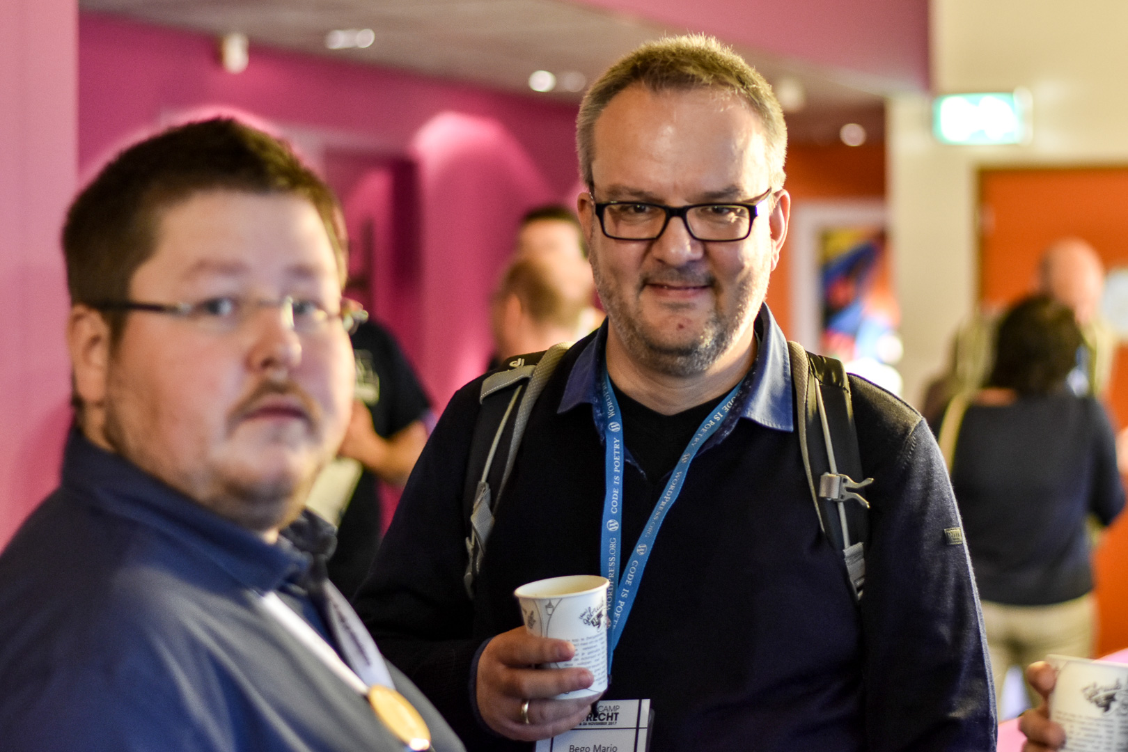 WordCamp Utrecht, Matthias Kurs and Bego Maria Garde