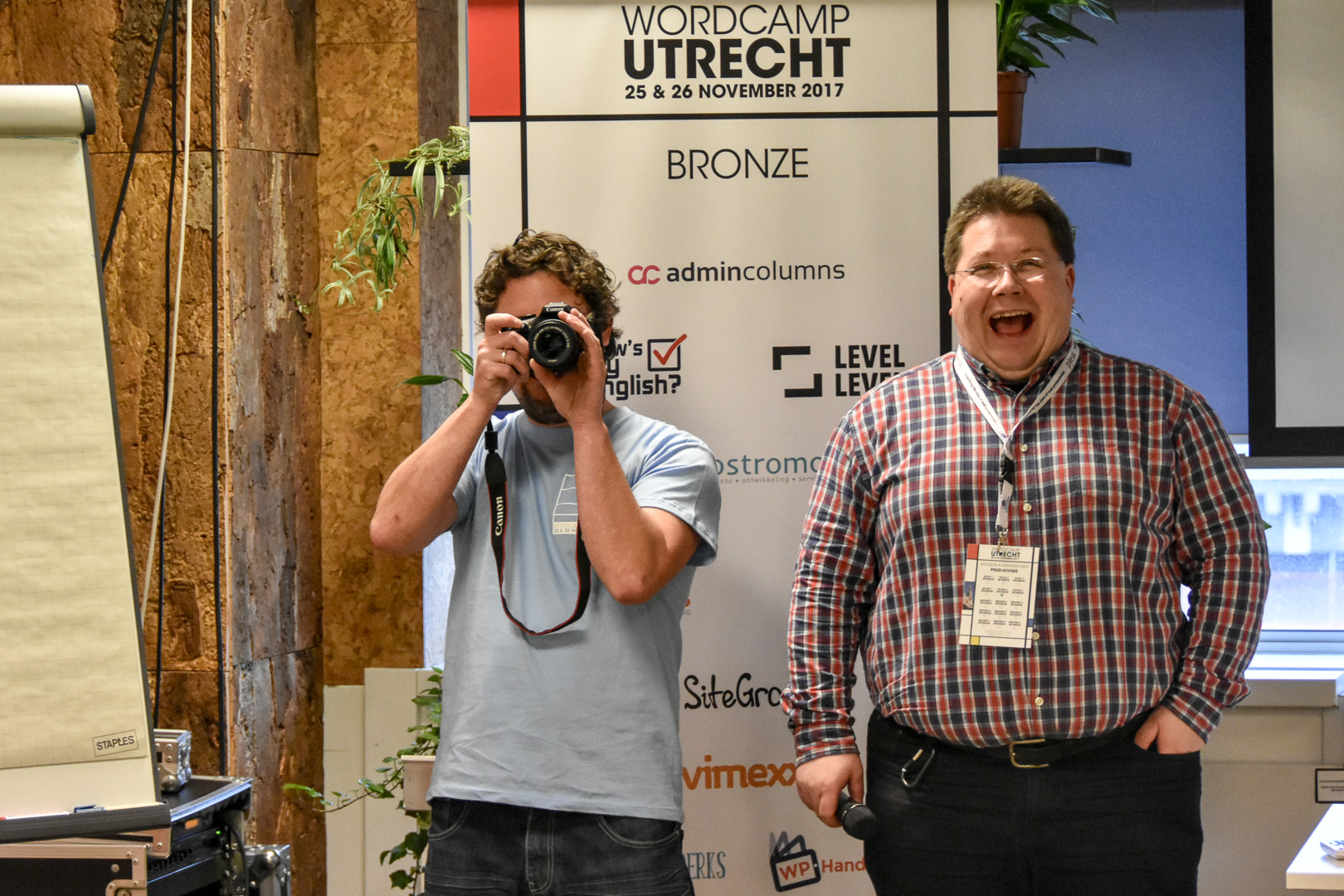WordCamp Utrecht, Pieter Daalder and Thomas Brühl