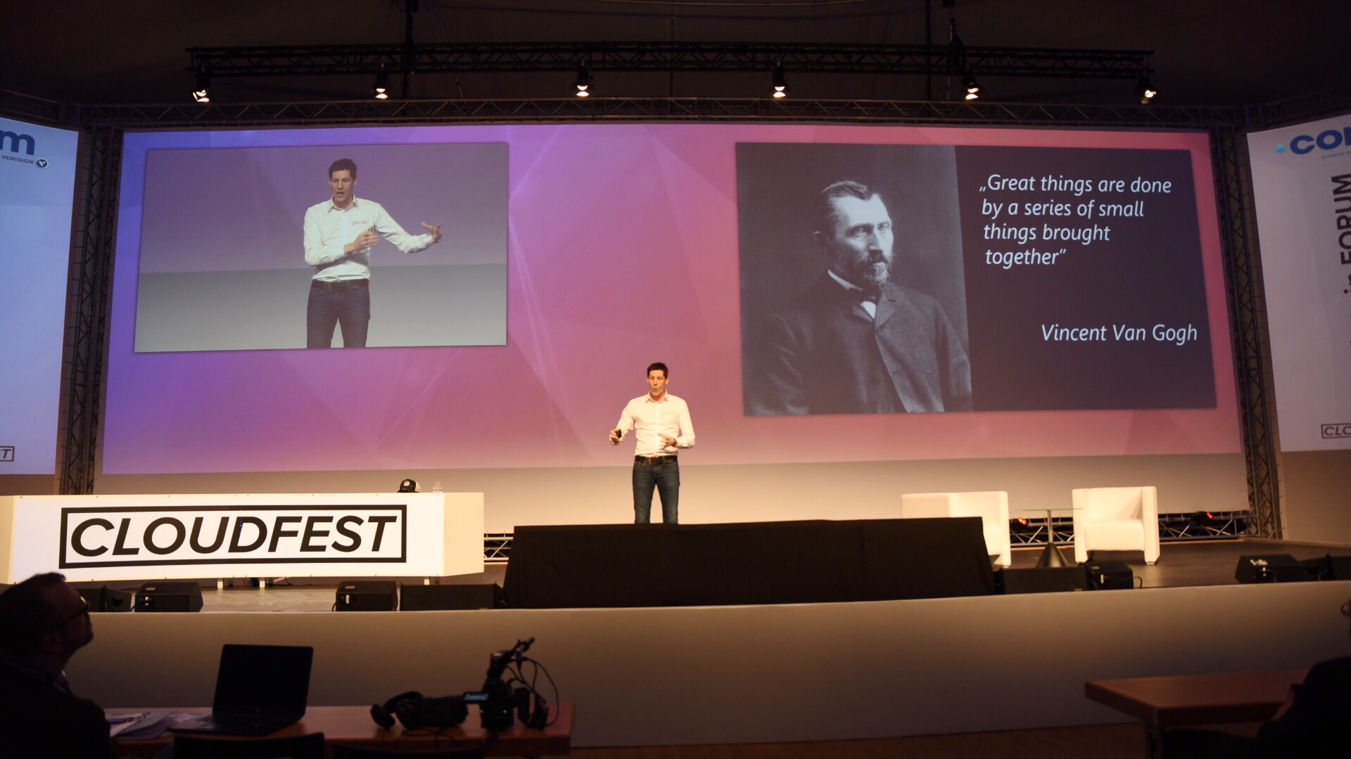 Plesk Cloudfest 2018 Talk by Jan Loeffler - Great things are done by a series of small things brought together - Van Gogh
