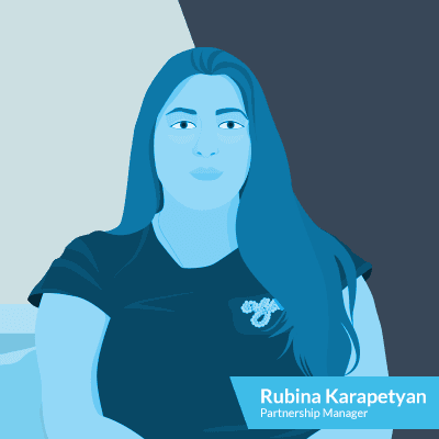 Rubina at Plesk Partner Team