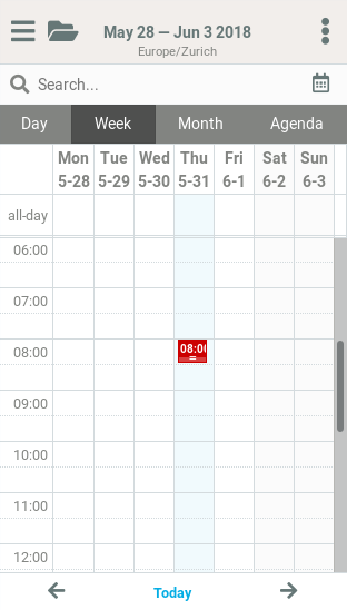 New Roundcube Responsive skin - Screenshot 1 - Email CalendarPlesk news
