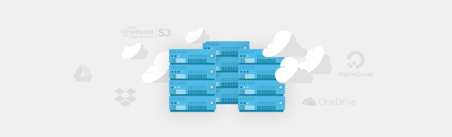 backup to multiple cloud storages - amazon/AWS, Google Cloud, DigitalOcean, Vultr, OVH, Azure
