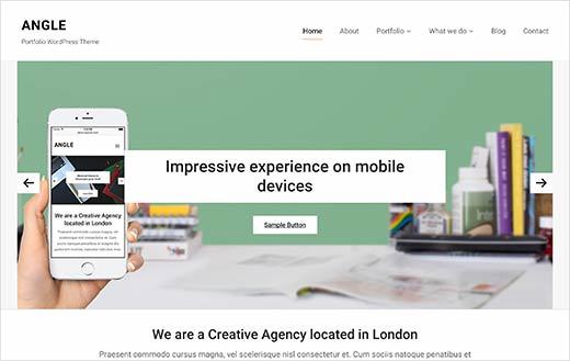 Angle Responsive WordPress Theme