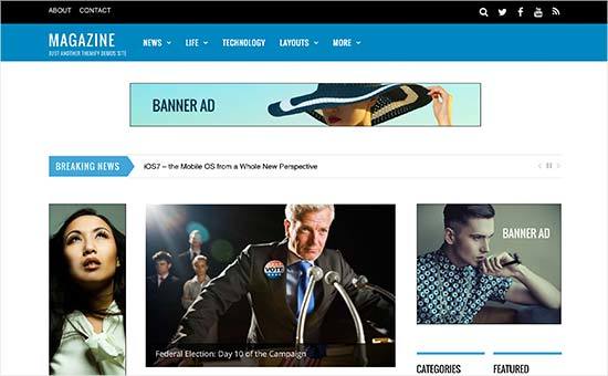 Magazine WordPress Theme