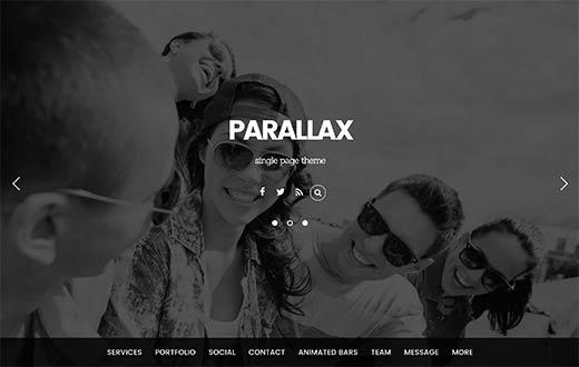 Parallax - Responsive WordPress Theme