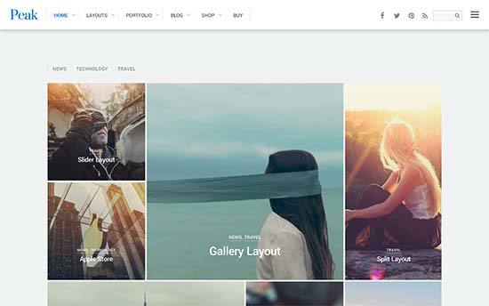 Peak WordPress Theme