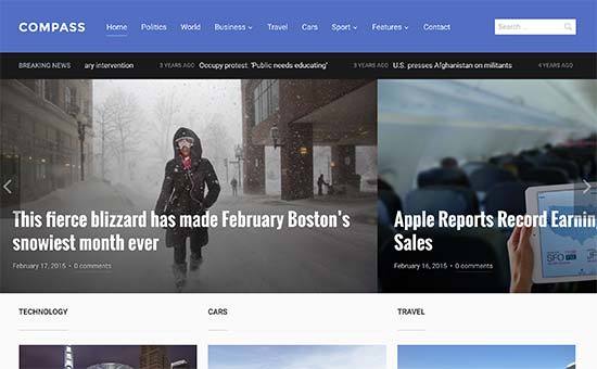 Compass Responsive Theme