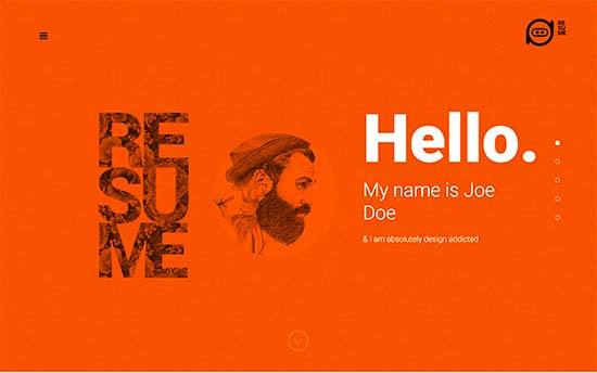 Resume WordPress Theme