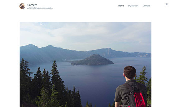 Camera Responsive WP theme