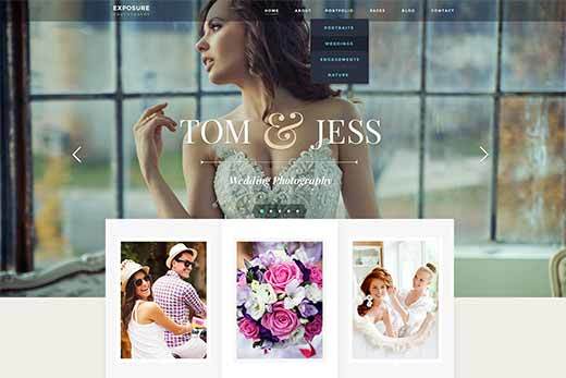 Exposure WP theme