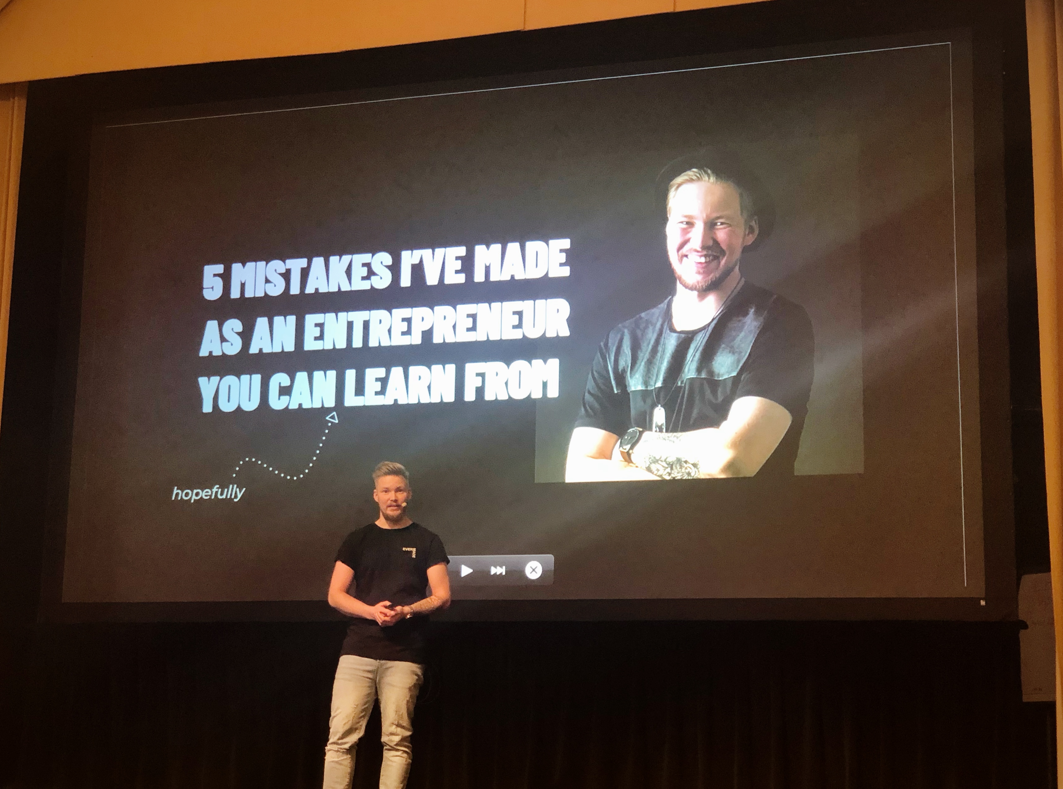 Julius Haukkasalo at WordCamp Nordic