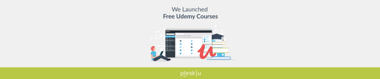 Plesk is Now on Udemy - Free Courses Released - Plesk