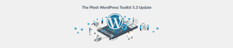 WordPress Toolkit update 5.3 blog Plesk Header