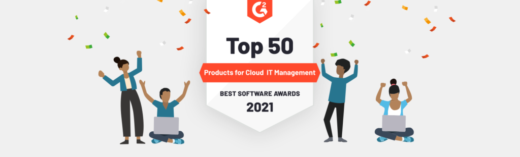G2 cloud software award 2021 - Plesk