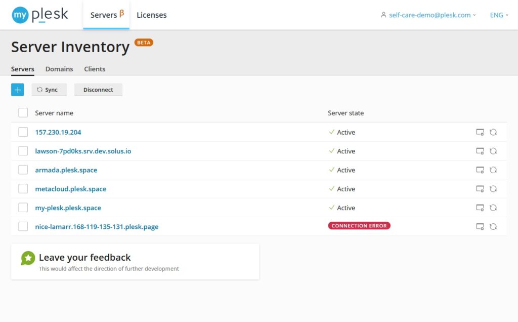 Server inventory My Plesk blog