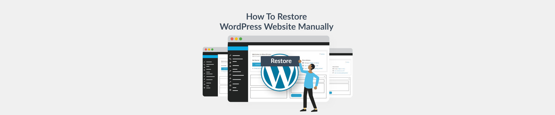 WordPress restore blog Plesk