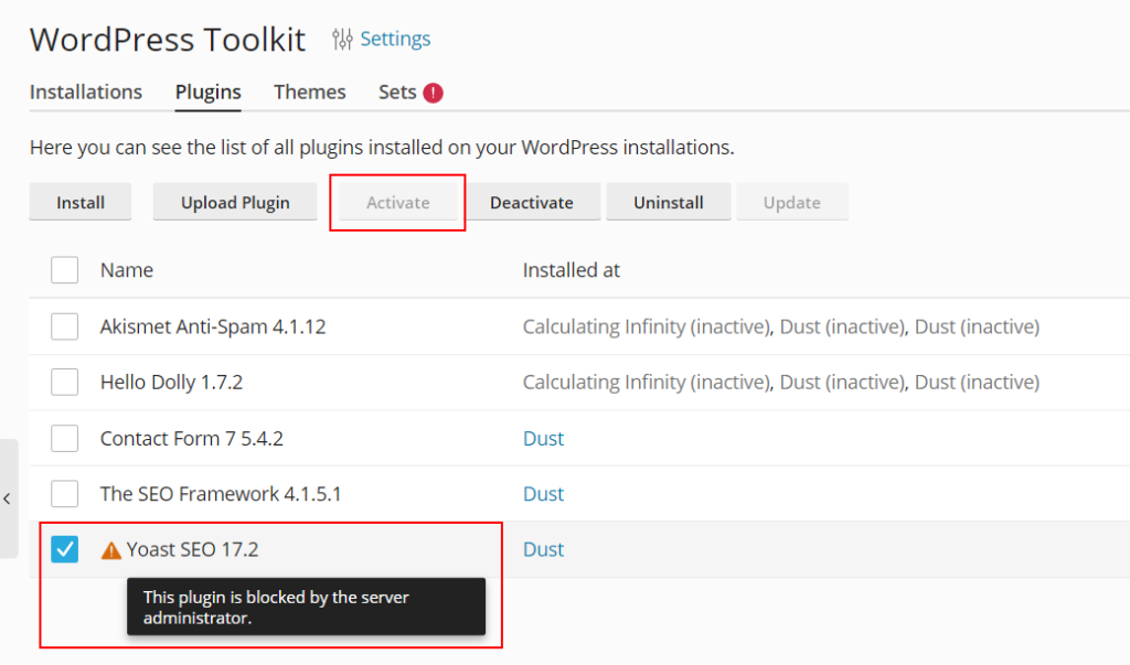Plesk WordPress Toolkit v5.7
