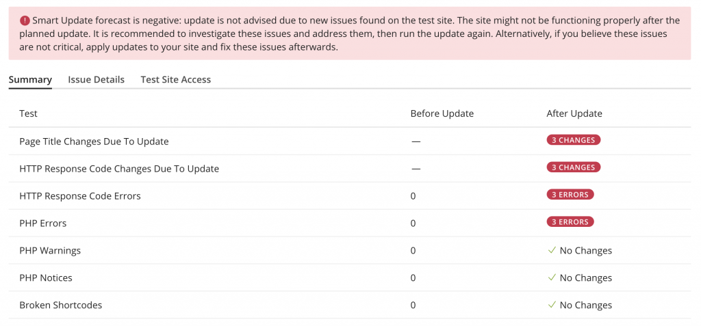 WP Toolkit Smart Updates