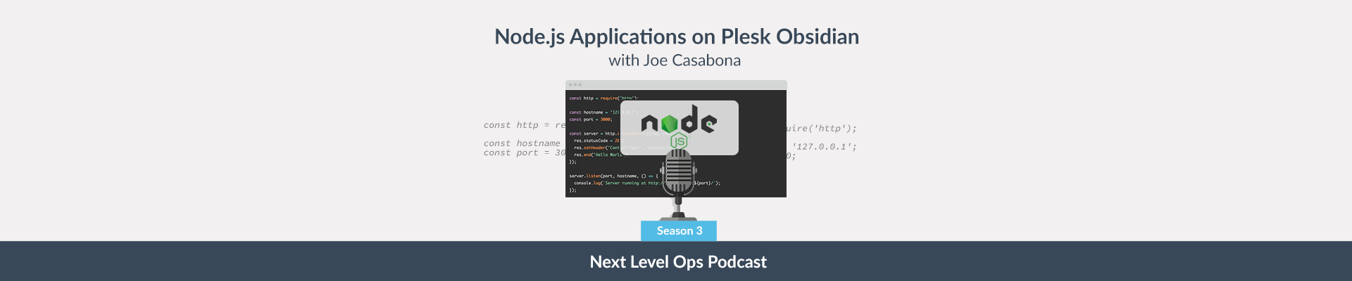 Node.js Applications on Plesk Obsidian