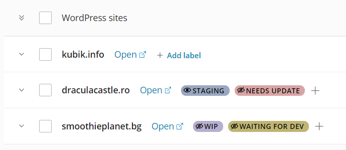 Custom Labels WP Toolkit