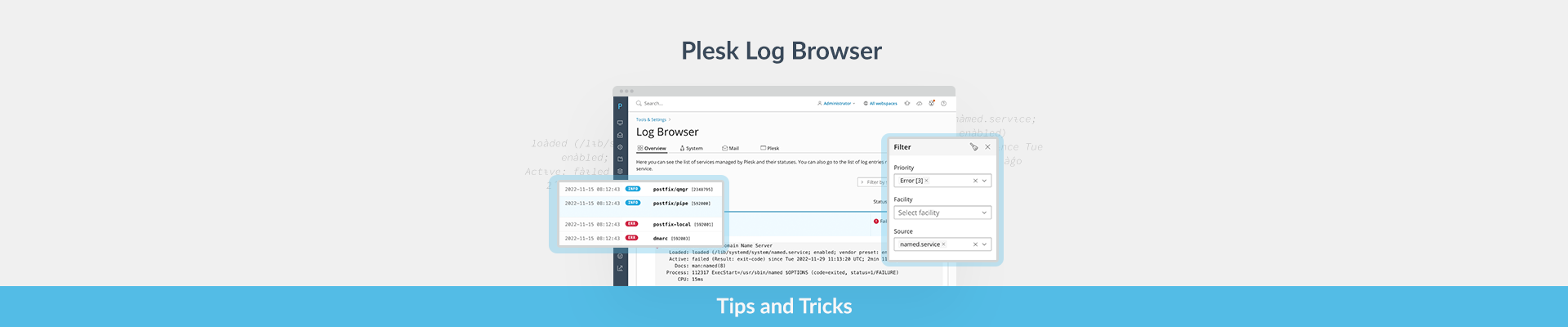 Plesk Log Browser Tips and Tricks